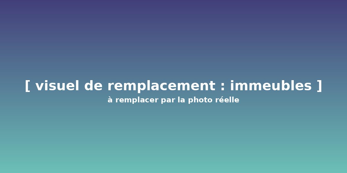Immeubles